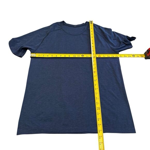 Lululemon Metal Vent Tech T-Shirt Short Sleeve Active Blue Men's Size Medium - Picture 7 of 9